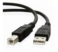 USB Cable for Printer, Scanner, External Desktop Hard Drives and Other PC / Mac Peripherals - Works with HP / Dell / Epson / Canon / Lexmark / Xerox / Samsung / Western Digital / Buffalo / Transcend / WD / Seagate / Clickfree / LaCie / Toshiba / Freecom / Iomega - USB A 2.0 Male to B Male Lead ( 1M / 3.3Ft )