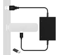 USB Cable for TV & stick Compatible with Fire TV Stick 4K Max, Chromecast, and Other Micro/USB-C Devices (Eliminates Messy Wiring and the Need for AC Adapter) Black