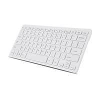USB Cable Keyboard for Desktop -PC Laptop, 78 Ultra Thin Keys Keyboard with an Attractive Appearance for Designer Authors (White)