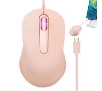 USB cable mouse, ergonomic, low-noise design, non-slip handle, safe, responsive cursor control, robust Practical computer accessories for office home learning to play