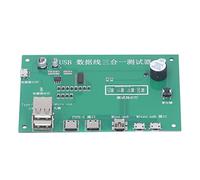 USB Cable Tester 3 in 1 | Short Circuit & Open Circuit Detection for Type C/Micro USB/Mini USB | LED & Buzzer Alarm, Portable Testing Module
