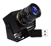 USB Camera 1080P Full HD Webcam 2 Megapixel Industrial Camera for Image Processing 2.8-12mm Vario Lens Manual Focus Webcam with 100fps/60fps/30fps for Windows, Mac, Linux and Android