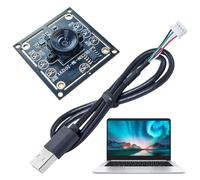 USB Camera Board - Mono Global Shutter USB Camera 1280x720P 100 Degree Camera Module Plug and Play PC Computer Accessories | Auto Focus for Face Recognition, ID Verification, IoT Projects