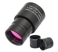 USB Camera For Microscope 5MP HD Digital Eyepiece With 30mm And 30.5 Mm Ring Adapter Image Capture Recording