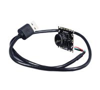 USB Camera Module, 2MP Full HD Night Vision Webcam Module, 72 Degree Viewing Angle Industrial PC Camera with Manual Focusing, Built in Analog Mic, for Laptop