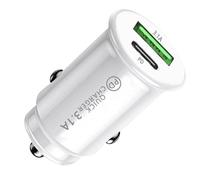 USB Car Charger - USB Car Charger Adapter | 3.1A Small Car Phone Quick Charge Plug | 2 Port Car Phone Charger | USB Car Adapter D