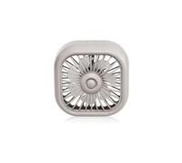 USB Car Fan - Vent-Mount, 7-Blade Turbo, LED Light(Style B)