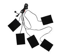 USB Carbon Fiber Heating Pad, Electric Heater Pad for Waist Back, Washable Sewable 3 Gears Adjustable 5V Heating Mat with Soft Silicone Wire, Portable Cloth Warmer for Shoulder