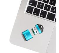 USB Card Reader - Portable TF Memory Card Reader With Keychain | High Speed Aluminum Alloy USB 2.0 Adapter For Mobile Phone Laptop PC Car | Compact Smart Ç Reáder For Data Transfer
