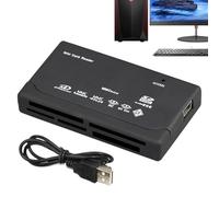 USB Card Reader,Slim Adapter | Multicard Reader - for Files on Phone Laptop Camera PC Photography