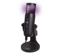 USB Cardioid Streaming Microphone with LED Light Mesh Grill (PS5 / PS4 /