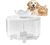 USB Cat Fountain - 430G Electric Fountain with Stable Non-Slip Tray, Self-Filling Automatic Water Supply, Help with Pet Hydration for Cats, Cha