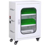 USB Cell Phone Charging Station with Secure Storage Cabinet, 60 Slots for Mobile Devices - Ideal for Student and Employee Use, Efficient Charging and Organization