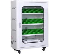 USB Cell Phone Charging Station with Secure Storage Cabinet, 60 Slots for Mobile Devices - Ideal for Student and Employee Use, Efficient Charging and Organization