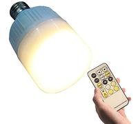 USB Charge 200 Lumens Wireless LED with Dimmable color temperature Remote Control Battery Run E26 Lamp Holder for Bedroom Cabinet Battery Powered Lights