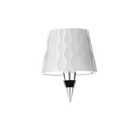 USB Charge LED Wine Bottle Table Lamp with Touch Control 3 Colors Stepless Dimming Ripple Wine Bottle Table Lamp White