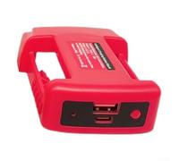 USB Charger Adapter for 18 V Li-Ion Batteries with USB-C PD & for QC3.0 Quick Charging, Compatible with 1830/1840/1850/1860, Robust ABS+PC Housing for Construction Sites and Workshop