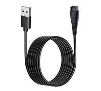 USB Charger Adapter for Panasonic Shaver UK Plug, Black 5V Beard Trimmer Cable Compatible with ES-LV97 ES-LA63 RE740 RE7-51 RE7-59 RE768 and More PVC USB Cable Charger Power Cord