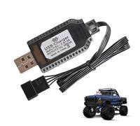 USB Charger for 7.4V 1000mAh Lithium Batteries - SM-2P/SM-3P/SM-4P Connector, Smart IC Protection, LED Indicator, for Toy Drones, RC Vehicles & Boats
