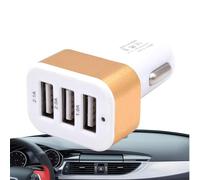 USB Charger for Car - 3 Port Multi Device Mobile Charging Adapter, High Speed Automotive Power Supply |Multi-Charging Solution For Smartphone Tablet Laptop Car Travel Charging Solution