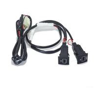USB Charger for Mobile Phones with For QC3 0 Fast Charging, Fits For Golf 2006 2012, GTI 2006 2013, MK5 MK6 (Double for QC 3.0)