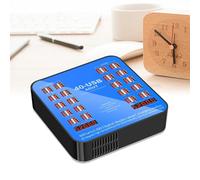 USB Charger USB Charging Station 40 Port 200W Multiport Phone Charging Hub for Multiple Devices Smart Phone Tablet Laptop Computer