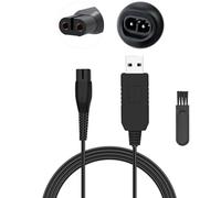 USB charging cable 4.3 V for Philips OneBlade QP2520 QP2570 QP2620 MG3730 MG3720 MG5720 BT3208 BT3206 A00390 Razor Shaver Charger Power Cable for Philips Norelco Electric Trimmer