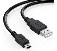 USB Charging Cable Compatible with Garmin Nuvi, Mini USB Cable for TomTom Zumo Sat Nav, Replacement Battery Charger Lead USB to Mini USB Data Sync Cord for Satellite Navigation in Car (1.8m)