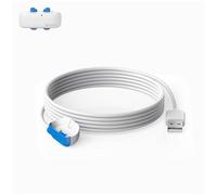 USB Charging Cable Compatible with Tractive GPS Pet Tracker Location Smart Activity for Dogs Replacement Magnetic Charger Base (New White)
