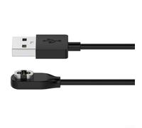 USB Charging Cable for SHOKZ OpenSwim Pro S710 with Magnet - Data Cord 1 Meter Black Wire