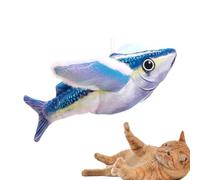 USB Charging Cat Toy - Electric Chirping Fish, Realistic Flapping Motion | Interactive Plush for Kittens, Motion-Activated Pet Entertainment, Engaging Play for Indoor Cats