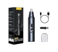 USB Charging Cordless Nasal Clippers Lightweight Ergonomic Body Care Tool With Trimming For Daily Use Electric Nose Hair Trimmer