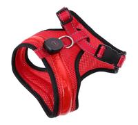 USB Charging LED Dog Vest with Three Lighting Modes for Night Walking | Nylon Build, Leash Attachment Included, Suitable for Medium and Large Dogs, USB Cable Supplied