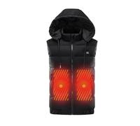 USB Charging Lightweight Heating Vest, Women's & men's Heated Vest, 3 Heating Levels, 9 Zone Heating Adjustable Temperature for Hunting Skiing Fishing (Battery Not Included)