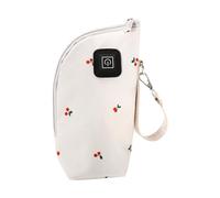 USB Charging Milk Bottle Warmer Bag 10w 5v 2a Pu Beige
