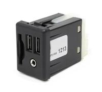 USB Charging Port Compatible With Cadillac 13581213 Car Center Console Auxiliary Jack USB SD Card Input Interface Adapter Replacement Accessories