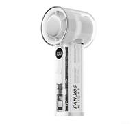 USB Charging Portable Handheld Fan with 100 Gears for Adjustable Airflow, Silent Operation for Summer Days (White)