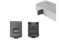 USB Charging Replacement Protective Cover Charging Side Cover for Insta360 OneX3 Camera USB Cover Accessories (Black)