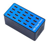USB Charging Station,100W 20-Port Multi Device Charger with Intelligent Safety Features,Charging Station for Multiple Devices Phone,Watch,Pad,Speakers,Headphones,PS Compact for Home,Office,Travel