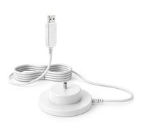 USB Charging Station for Toniebox, Replacement Charging Dock with 1.8M Cable, Portable Power Base for Tonies Audio Player, Travel Friendly, White