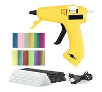 USB Charging Wireless Glue Gun with 100Pcs 7mm Sticks DC Mini Gluegun Graft DIY Tool for Home School Quick Reliable Flow Bonding(N-220AY-100PC)