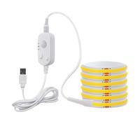 USB COB LED Strip Light - 5V 3ft | Motion Sensor LED Strip Lights | Wireless Stair Lights Motion Sensor Light for Hallway Bedroom Bedside Cabinet Closet Counter Dorm Dressing Table Under Bed