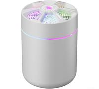USB Compact Humidifier Aromatherapy Diffuser with Air Purifier for Bedroom For Car Home Use Quiet Operation One Touch Control with Gentle Night Light Feature
