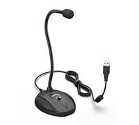USB Computer Microphone, Fifine Plug &Play Desktop Condenser PC Laptop Mic,Mute Button with LED Indicator, Compatible with Windows/Mac, Ideal for YouTube,Zoom,Recording,Twitch Games(K054)