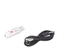 USB Computer Temperature Sensor Data Logger with Alarm Probe Real Time Monitoring for Indoor Outdoor Computer Room Warehouse Monitoring ABS Material 1m Cable Length