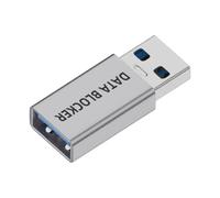 USB Condom Data Blocker, Protection for Smartphones, USB Condom Type C Adapter Protection Against Data Theft, Safe Charging for Laptop, Notebook and Mobile Phone