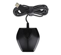 USB Conference Microphone,USB Mic with Mute Function,Touch Button Dual-Capacitor Recording Receiver,Plug & Play,Multiple Pickup Patterns for Video Teaching Conference Room Game Webcast(Black)