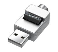 USB Connection Seamless USB-PLIG-SEDER & Seamless | Adapter Plux - Male to Female Converter | High Transmission Speed, Metal Case Data Charger For Ordin