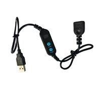 USB Countdown Timer Cable, 60cm ABS Automatic Cutoff Connector, 3-24V Countdown Timer for LED Strips, Lights, Fan Motors, Lamps, Aquarium Pumps, Air Blowers, Fish Tanks