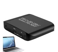 USB Cs to HD Adapter, Multiport Converter Hub, Digital Station Connector, Portable 4K@60Hz Output, 3.03x2.17x0.79 inches for Monitor, Laptop, Phone, Work Setup